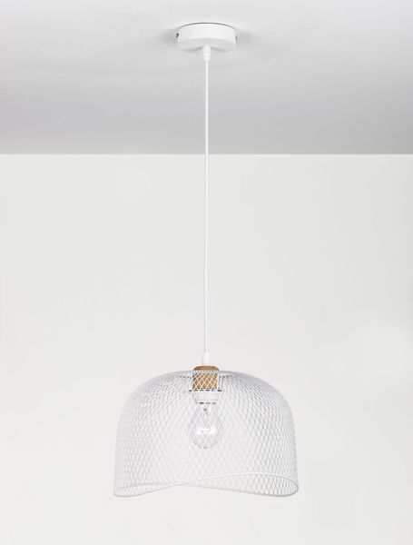 Nova Luce LYRON Pendelleuchte E27 Weiß 120x30cm dimmbar 9555802