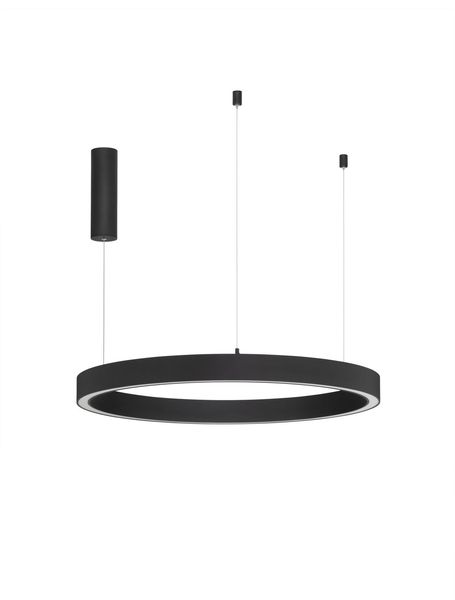 Nova Luce STING LED Pendelleuchte Schwarz 50W Warmweiss 200x80cm dimmbar 9558604