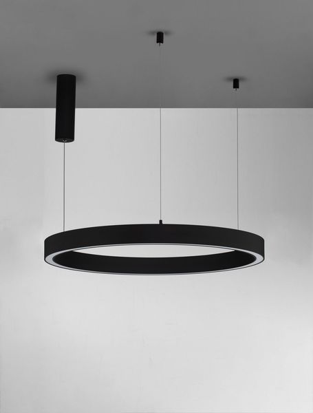 Nova Luce STING LED Pendelleuchte Schwarz 50W Warmweiss 200x80cm dimmbar 9558604