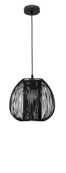 Nova Luce DESIRE Pendelleuchte E27 Schwarz 250x28cm dimmbar 9586151