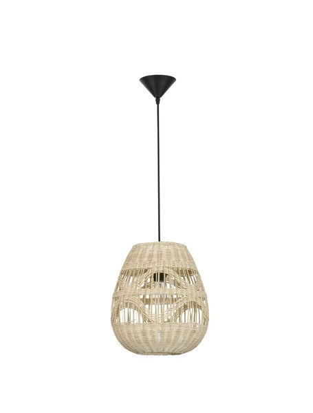 Nova Luce MARLO Pendelleuchte E27 Beige 185x30cm dimmbar 9586501