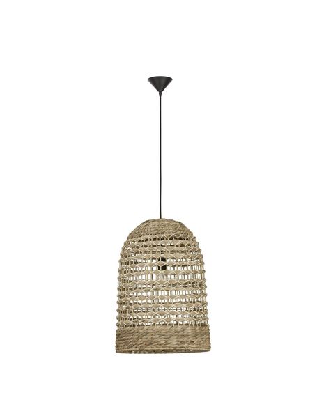 Nova Luce GRIFFIN Pendelleuchte E27 Braun 205x42cm dimmbar 9586506