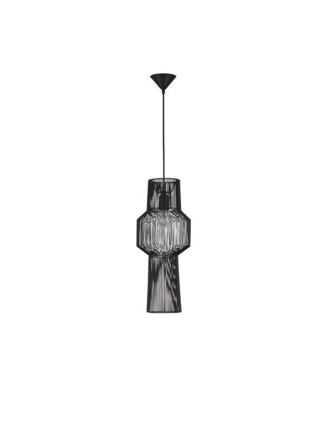 Nova Luce BREDO Pendelleuchte E27 Schwarz 195x21cm dimmbar 9586511