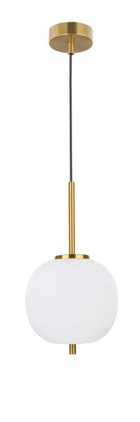 Nova Luce LATO Pendelleuchte E14 Gold-Weiss 120x18,5cm dimmbar 9624064