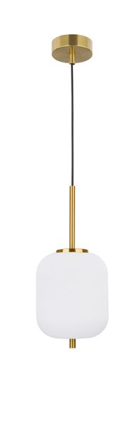 Nova Luce LATO Pendelleuchte E14 Gold-Weiss 120x16,5cm dimmbar 9624065