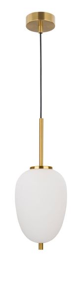 Nova Luce LATO Pendelleuchte E14 Gold-Weiss 120x15,8cm dimmbar 9624066