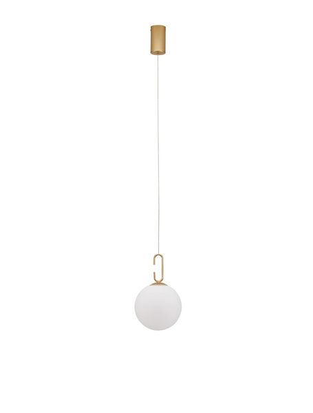 Nova Luce HOOK LED Pendelleuchte Gold 10,64W Warmweiss 120x18cm 9695224