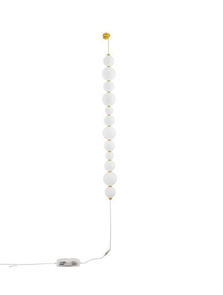 Nova Luce PERLA LED Wandleuchte Gold 41W Warmweiss 10x9x124cm dimmbar 9695244