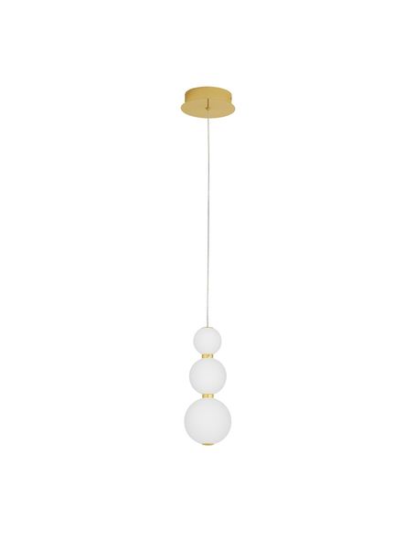 Nova Luce PERLA LED Pendelleuchte Gold 11W Warmweiss 150x10cm 9695301