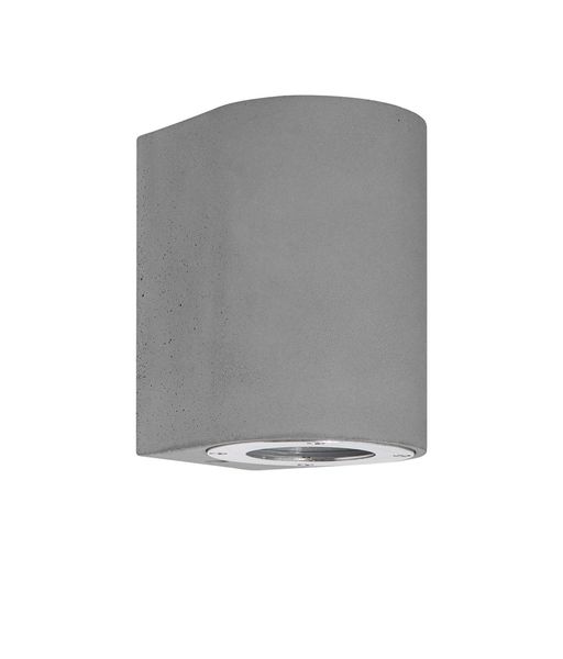 Nova Luce LIDO Wandleuchte GU10 Grau 7W IP65 8,6x10x12cm dimmbar 9790532