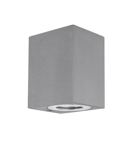 Nova Luce FUENTO Wandleuchte GU10 Grau 7W IP65 8,6x10x12cm dimmbar 9790542