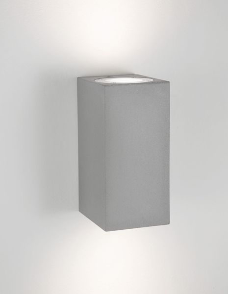 Nova Luce FUENTO Wandleuchte GU10 Grau 2x7W IP65 8,6x10x18cm dimmbar 9790552