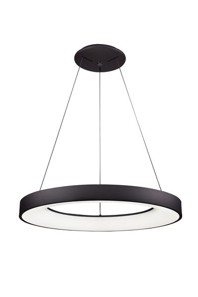 Nova Luce RANDO SMART LED Pendelleuchte Schwarz 50W Steuerbare Lichtfarbe 120x60cm dimmbar 9853044