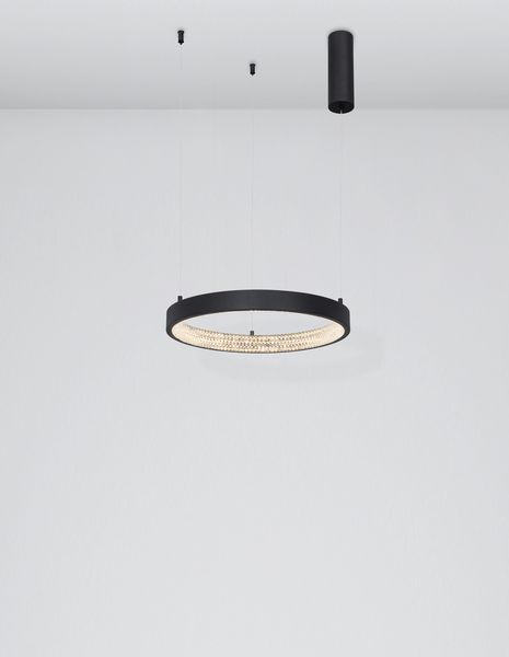 Nova Luce PRESTON LED Pendelleuchte Schwarz 30W Warmweiss 120x40cm dimmbar 9865140