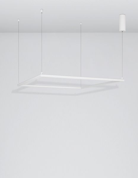 Nova Luce ETERNA LED Pendelleuchte Weiß 50W Warmweiss 100x100x120cm dimmbar 9990731