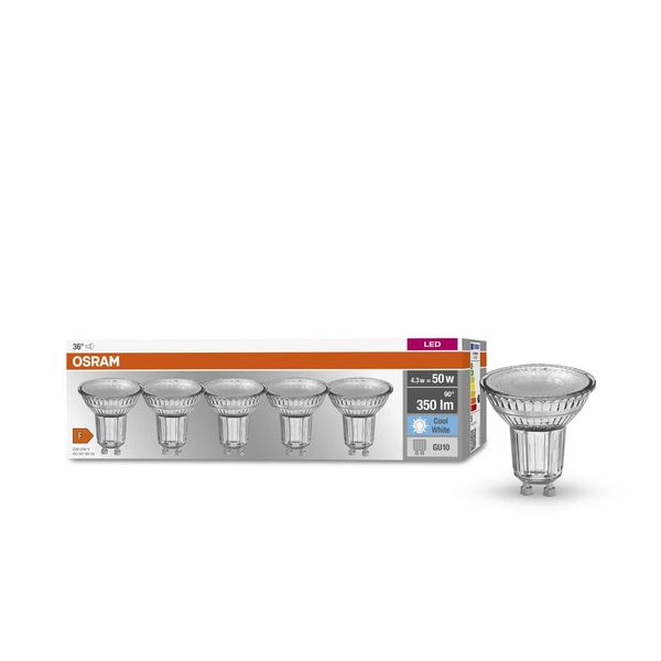 OSRAM LED BASE PAR16 4.3W 840 GU10 Spot, Strahler 350lm 4000K neutralweiss wie 50W 4058075626461