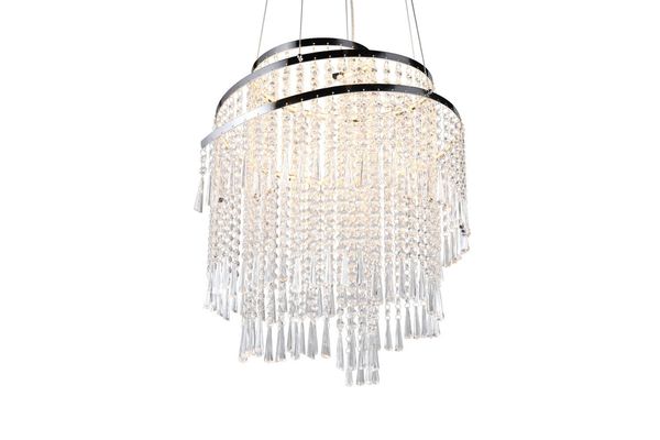 Reality Pomp LED Pendelleuchte  38W ⌀48cm dimmbar Chrom CCT einstellbare Lichtfarbe Höhenverstellbar