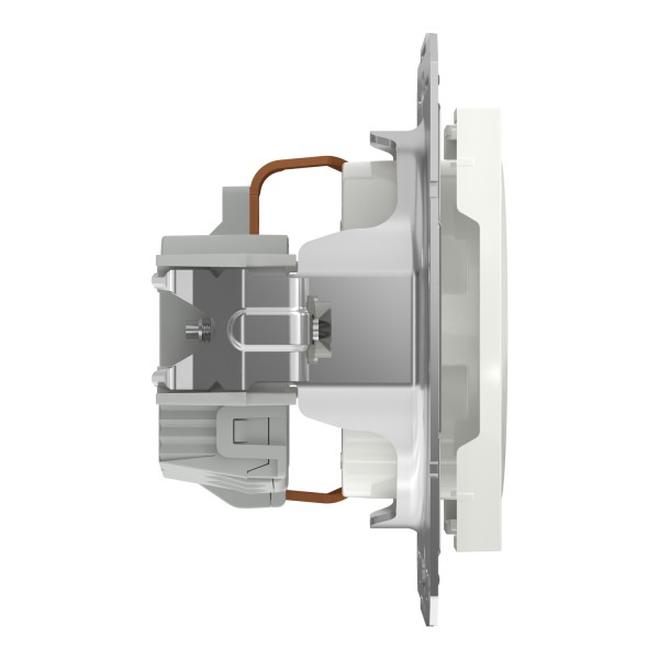 Schneider Electric ASFORA Steckdose 16A UP weiss EPH2970121D + Schneider Electric ASFORA 1-Fach Rahmen weiss EPH5800121D