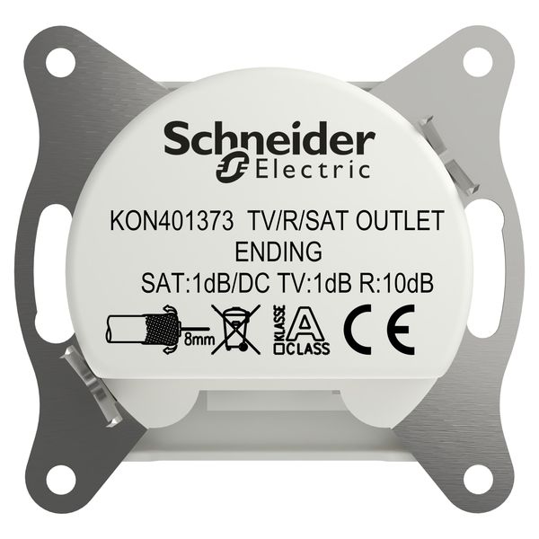 Schneider Electric ASFORA TV-R-SAT Dose Endung 1dB UP weiss EPH3570121D