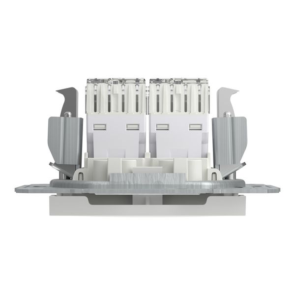 Schneider Electric ASFORA RJ45 Kat. 6e UTP 2-Fach ICD UP weiss EPH4870121D