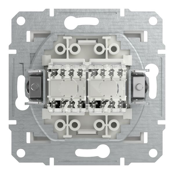 Schneider Electric ASFORA RJ45 Kat. 6e UTP 2-Fach ICD UP weiss EPH4870121D