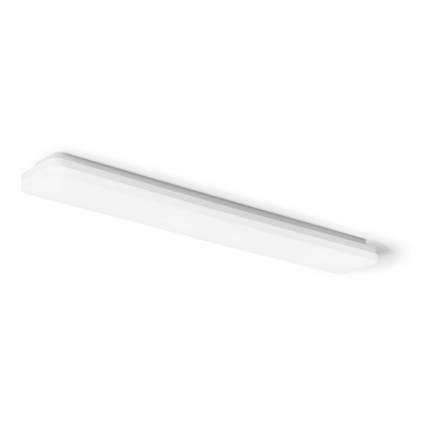 SIGOR LED Aufbauleuchte Plank 1500mm silber dimmbar Deckenleuchte 50/40/30W 3000/4000K IP54 120° 5800/4500/3 Steuerbare Lichtfarbe