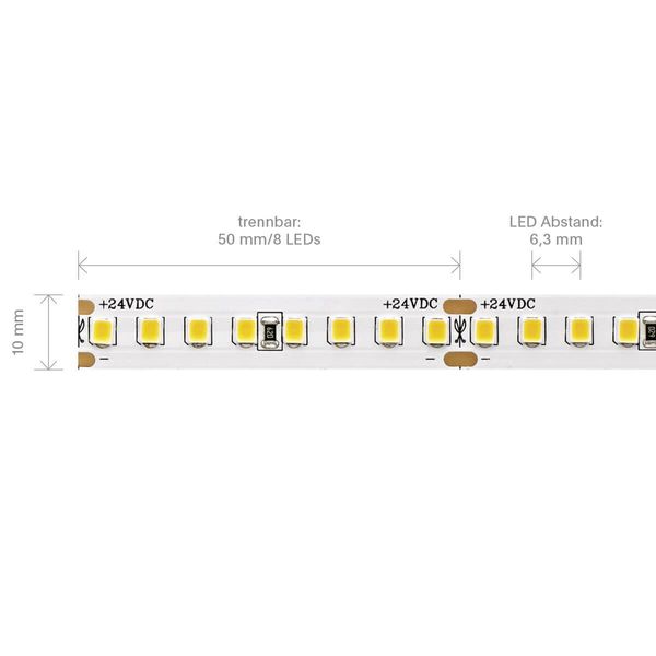 SIGOR 14,4W/m PRO LED-Streifen 3000K 5m 160 LED/m IP20 24V 1895lm RA90