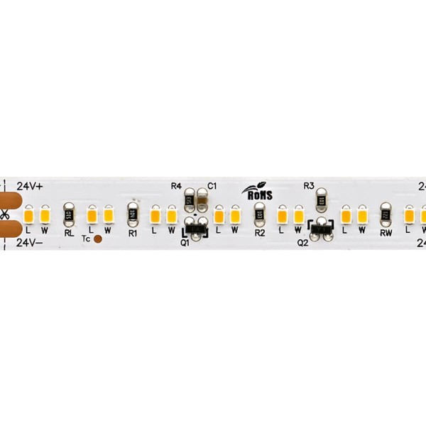 SIGOR 8,6W/m dimmbar-To-Warm LED-Streifen 2700-2300K 5m 224 LED/m IP20 24V 570lm RA90