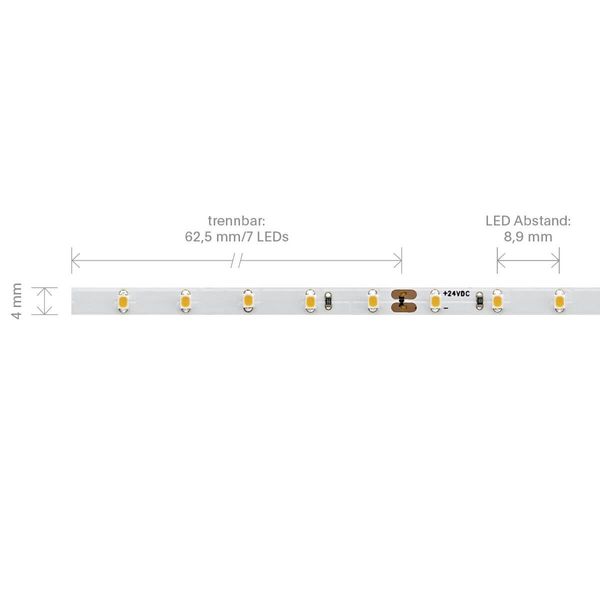 SIGOR 7,2W/m EXPERT SLIM LED-Streifen 3000K 5m 112LED/m IP20 24V 690lm Ra90