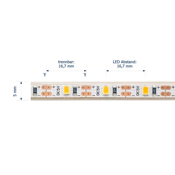 SIGOR 5W/m Spezial LED-Streifen 2700K 3m Warmweiss