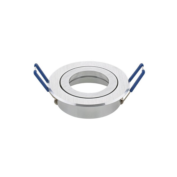 SIGOR Einbaustrahler RING 83mm alu gebürstet Downlight schwenkbar