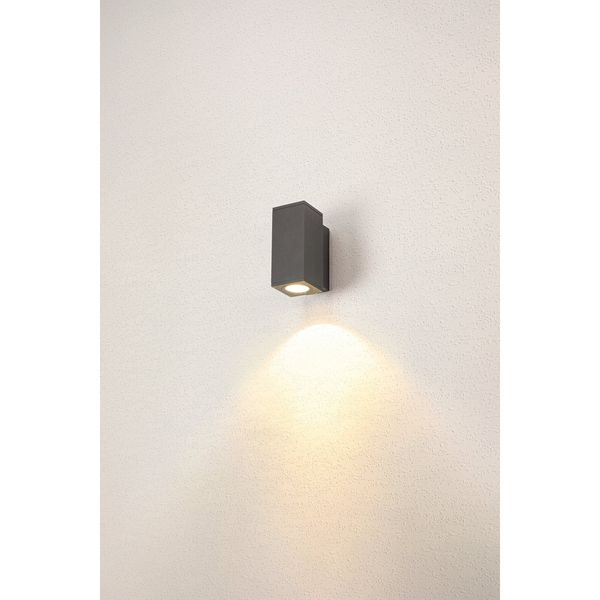 SLV 1003416 ENOLA SQUARE S single Outdoor LED Wandleuchte anthrazit CCT 3000/4000K IP65