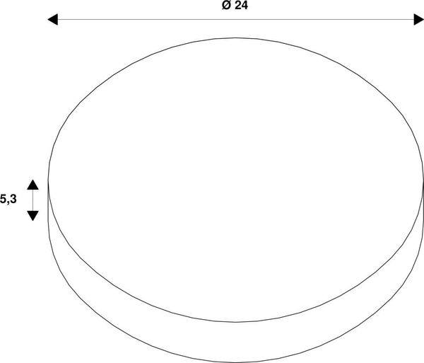 SLV 1006151 Numinos XL Reduzierring, rund 240/180mm schwarz