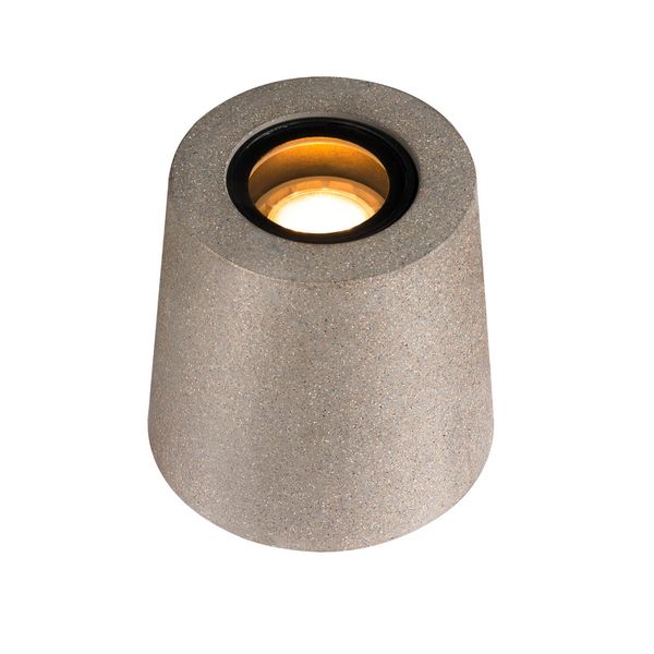 SLV 1006408 CONCRETO FL, Stehleuchte, Standlampe rund GU10 grau 10W IP65