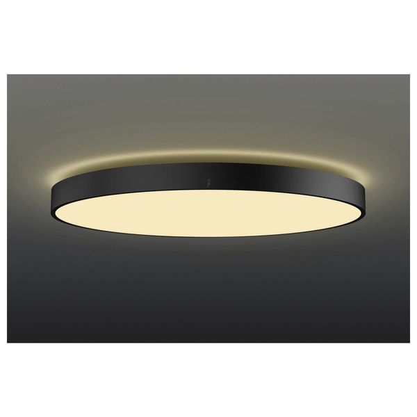 SLV 1007314 MEDO PRO 90, LED Deckenaufbauleuchte rund 3000/4000K, 74W, Phasenabschnitt, 110°, schwarz