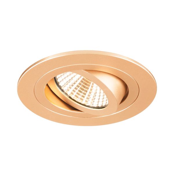 SLV 1007344 NEW TRIA 75, Deckeneinbauring, D: 9.3 H: 2.6 cm, rosegold