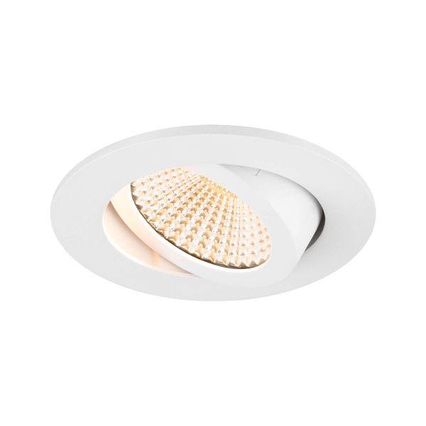 SLV 1007435 NEW TRIA UNIVERSAL 68, LED Deckeneinbauleuchte, 2500/3000/4000K, 60° rund weiß