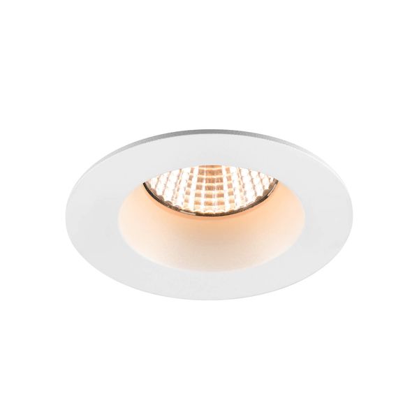 SLV 1007441 NEW TRIA UNIVERSAL 68, LED Deckeneinbauleuchte, 2500/3000/4000K, 38°, IP20/IP65 rund weiß