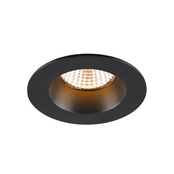 SLV 1007442 NEW TRIA UNIVERSAL 68, LED Deckeneinbauleuchte, 2500/3000/4000K, 38°, IP20/IP65 rund schwarz