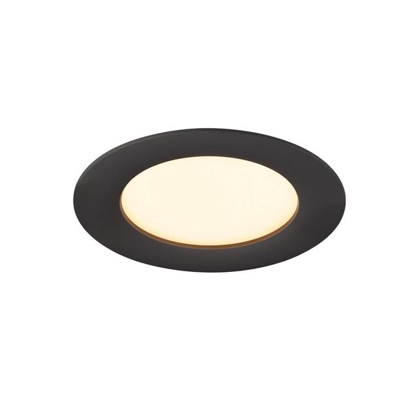 SLV 1007477 LED Downlight V 100, flache Abdeckung schwarz