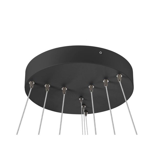 SLV 1007701 ONE FLAT, LED Pendelleuchte, triple, 300cm, 2700/3000K, DALI 2, Touch, schwarz