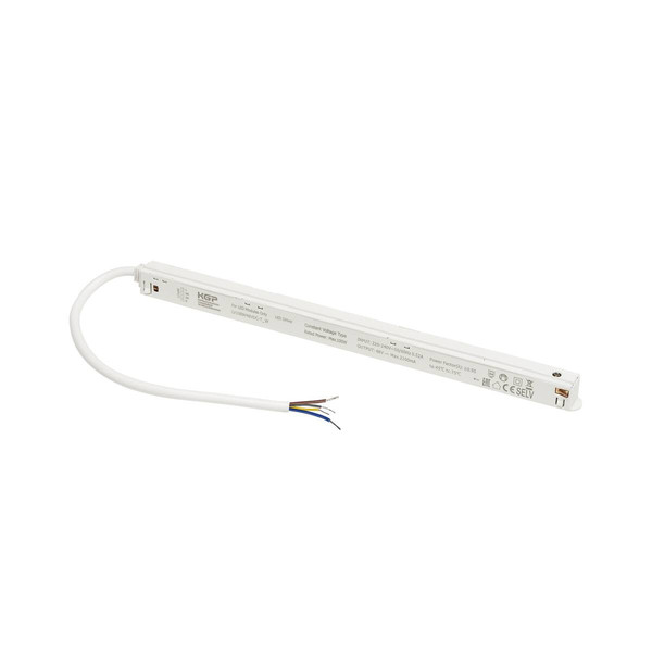 SLV 48V SYSTEM, Intrack LED Treiber, 48VDC, 100W, inkl. 30cm Anschlusskabel für 220-240VAC und DALI-Durchverdrahtung, weiß 1007871