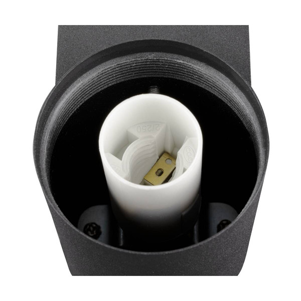 SLV VARYT, Wandaufbauleuchte, rund, 1x max. 6W, E14, schwarz 1008104