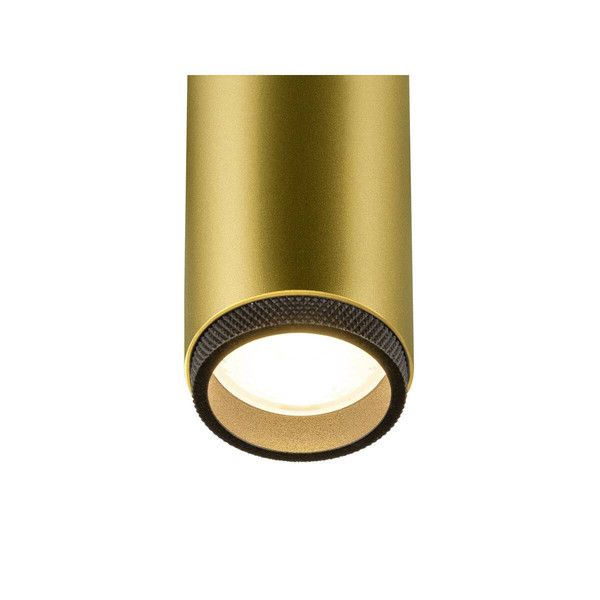 SLV GRIP! M, 1 Spot, zylindrisch, 2700K, 20W, PHASE, 42°, gold / schwarz 1008424