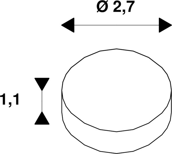 SLV GRIP! S, Dekoring, weiß 1008488