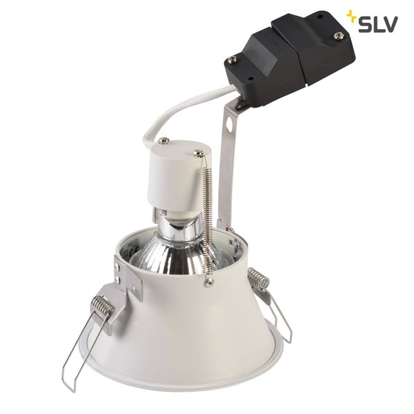 SLV 113161 HORN-O Einbauleuchte mattweiss GU10 max. 50W