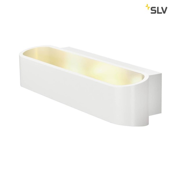 SLV 151271 ASSO LED 300 Wandleuchte oval weiss 2x5W LED 3000K