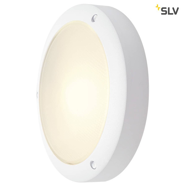 SLV 229071 BULAN Deckenleuchte rund weiss E14 max. 60W satiniertes Glas