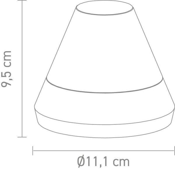 Leonardo Salerno Akku Tischleuchte Schwarz RGB 76030