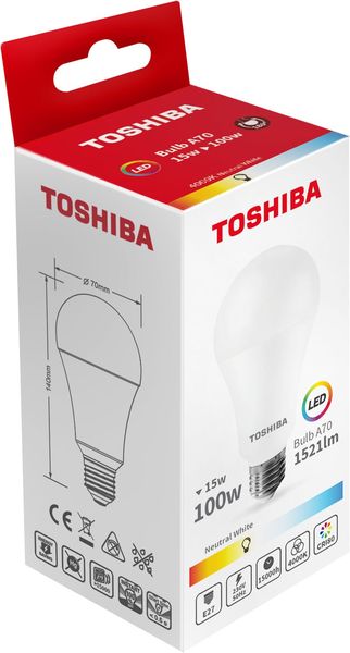 Toshiba LED Lampe E27 15W 4000K 1521Lm wie 100W